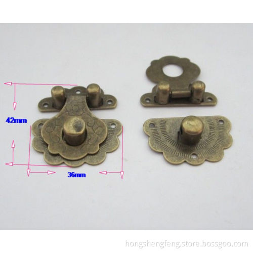 Manufacturer Metal Box Clasp in Anti-Brass Color